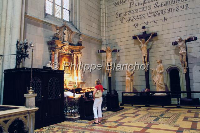 croatie 18.JPG - Intérieur de la cathédrale de ZagrebCroatie